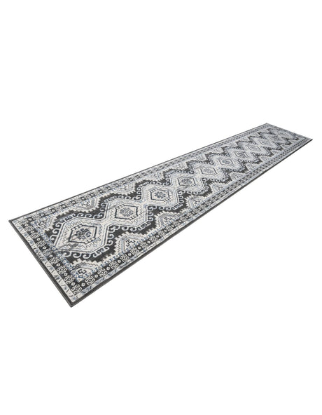 Gray 3' 1 x 16' 5 Charlotte Runner Area Rug 100% Polypropylene With Jute Backing Traditional Classical Durable Carpet for Living Dining Office Rooms for Sale at Rug Engine