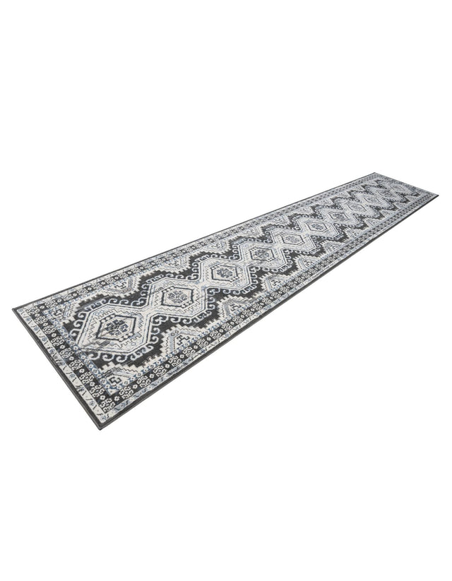 Gray 3' 1 x 16' 5 Charlotte Runner Area Rug 100% Polypropylene With Jute Backing Traditional Classical Durable Carpet for Living Dining Office Rooms for Sale at Rug Engine