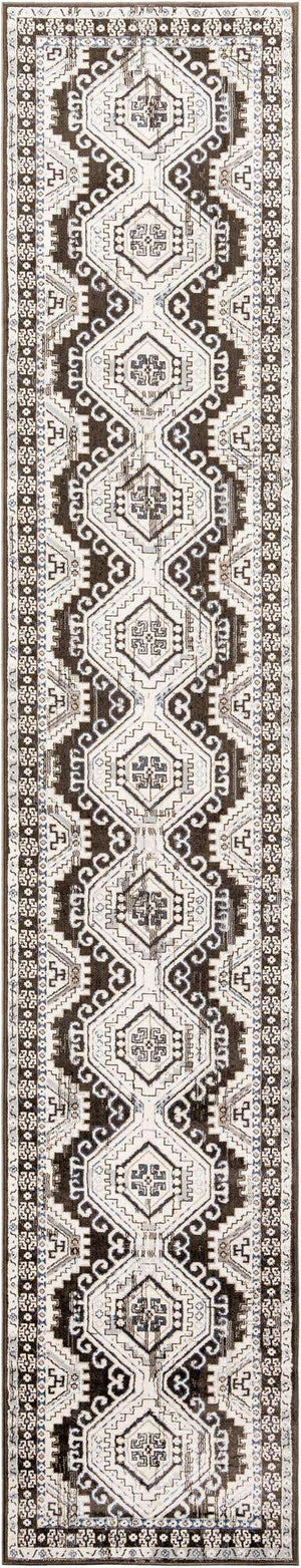 Gray 3' 1 x 16' 5 Charlotte Runner Area Rug 100% Polypropylene With Jute Backing Traditional Classical Durable Carpet for Living Dining Office Rooms for Sale at Rug Engine