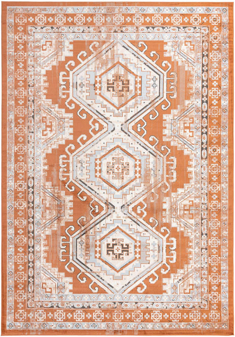 Terracotta 10' x 14' 1 Charlotte Rectangle Area Rug 100% Polypropylene With Jute Backing Traditional Classical Durable Carpet for Living Dining Office Rooms for Sale at Rug Engine
