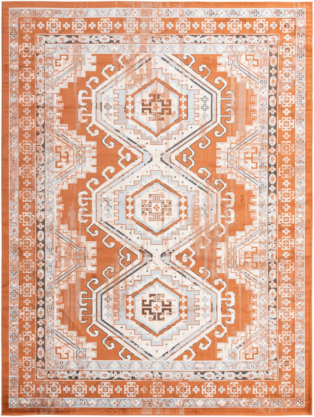 Terracotta 10' x 13' 1 Charlotte Rectangle Area Rug 100% Polypropylene With Jute Backing Traditional Classical Durable Carpet for Living Dining Office Rooms for Sale at Rug Engine