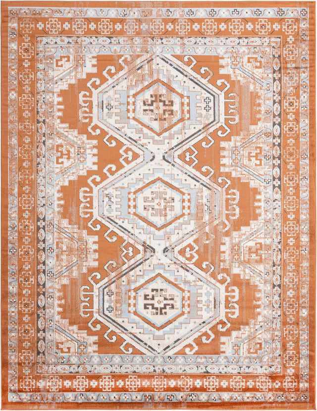 Terracotta 7' 10 x 10' Charlotte Rectangle Area Rug 100% Polypropylene With Jute Backing Traditional Classical Durable Carpet for Living Dining Office Rooms for Sale at Rug Engine
