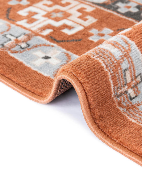 Terracotta 2' x 3' 1 Charlotte Rectangle Area Rug 100% Polypropylene With Jute Backing Traditional Classical Durable Carpet for Living Dining Office Rooms for Sale at Rug Engine