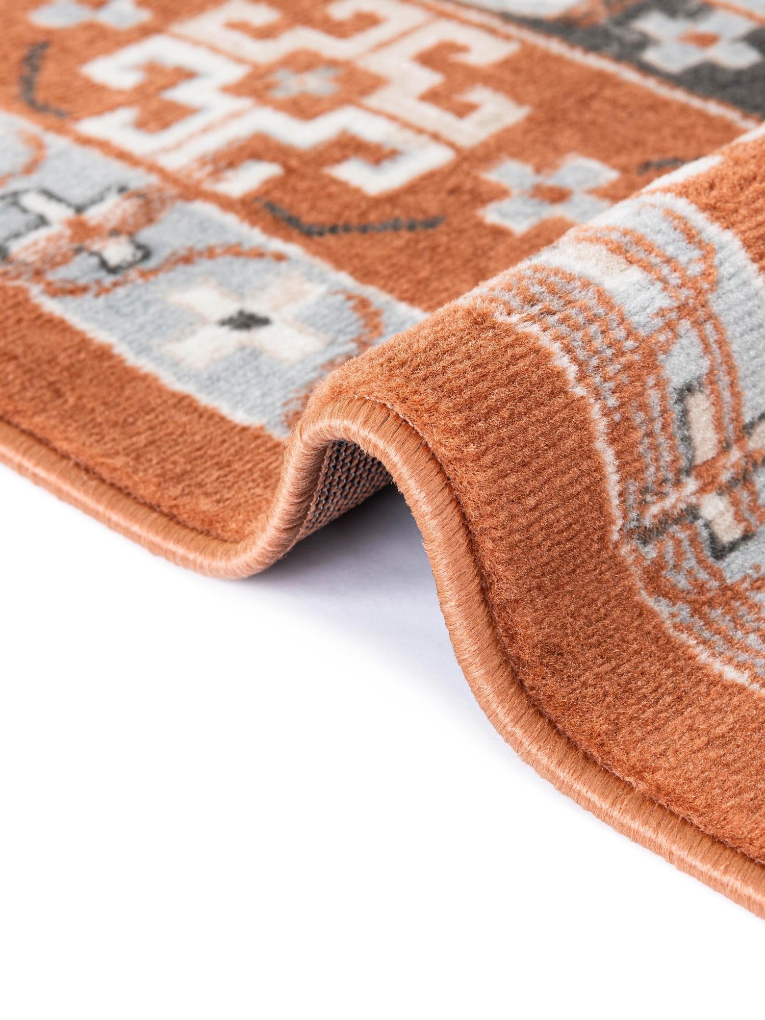 Terracotta 10' x 13' 1 Charlotte Rectangle Area Rug 100% Polypropylene With Jute Backing Traditional Classical Durable Carpet for Living Dining Office Rooms for Sale at Rug Engine