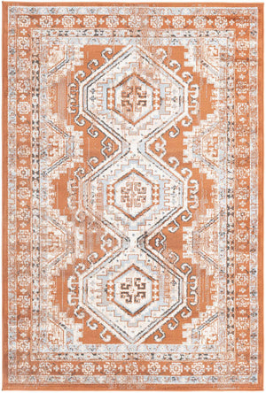 Terracotta 4' 1 x 6' 1 Charlotte Rectangle Area Rug 100% Polypropylene With Jute Backing Traditional Classical Durable Carpet for Living Dining Office Rooms for Sale at Rug Engine