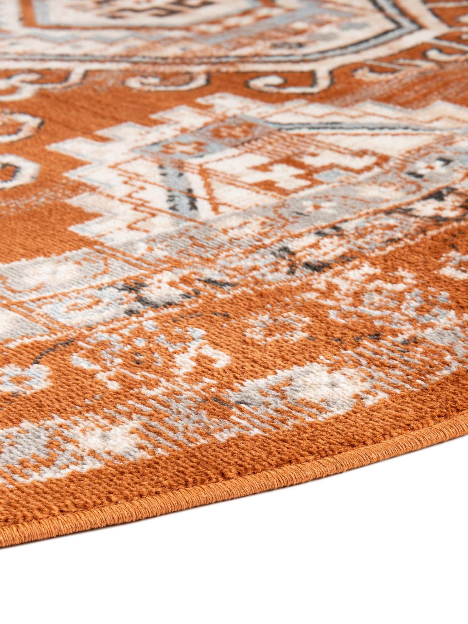 Terracotta 3' 1 x 5' 3 Charlotte Oval Area Rug 100% Polypropylene With Jute Backing Traditional Classical Durable Carpet for Living Dining Office Rooms for Sale at Rug Engine