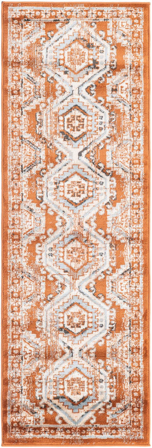 Terracotta 2' x 6' 1 Charlotte Runner Area Rug 100% Polypropylene With Jute Backing Traditional Classical Durable Carpet for Living Dining Office Rooms for Sale at Rug Engine