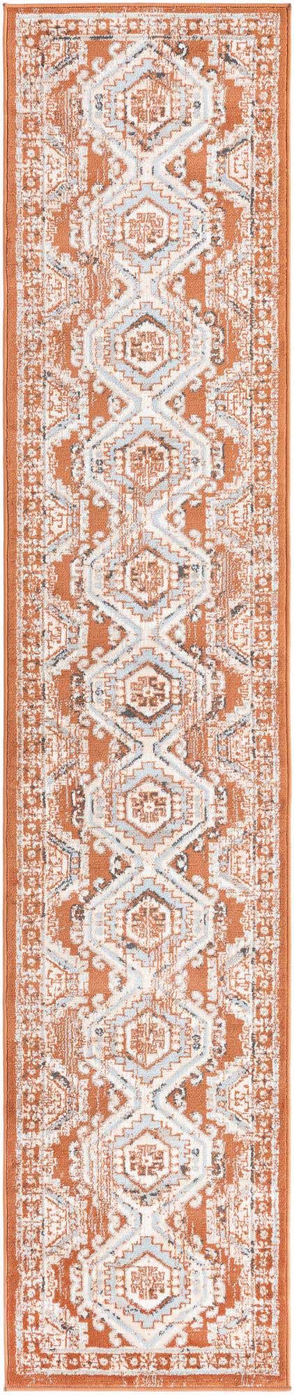 Terracotta 2' x 9' 10 Charlotte Runner Area Rug 100% Polypropylene With Jute Backing Traditional Classical Durable Carpet for Living Dining Office Rooms for Sale at Rug Engine