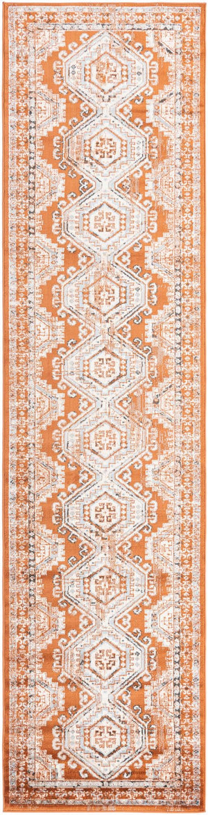 Terracotta 3' 1 x 13' 1 Charlotte Runner Area Rug 100% Polypropylene With Jute Backing Traditional Classical Durable Carpet for Living Dining Office Rooms for Sale at Rug Engine