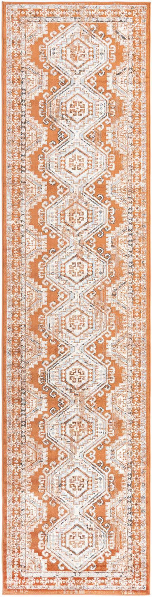 Terracotta 3' 1 x 13' 1 Charlotte Runner Area Rug 100% Polypropylene With Jute Backing Traditional Classical Durable Carpet for Living Dining Office Rooms for Sale at Rug Engine