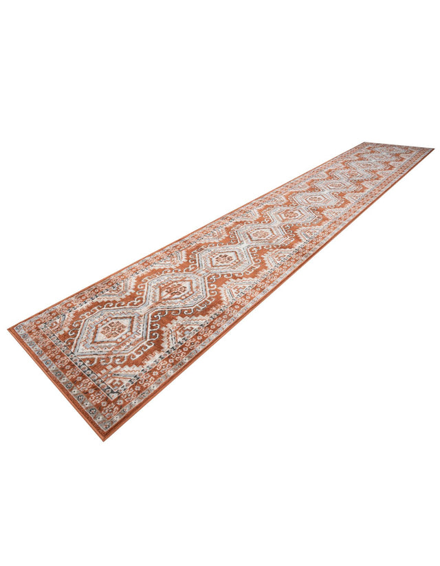 Terracotta 3' 1 x 16' 5 Charlotte Runner Area Rug 100% Polypropylene With Jute Backing Traditional Classical Durable Carpet for Living Dining Office Rooms for Sale at Rug Engine