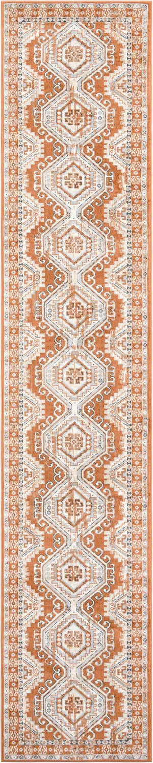 Terracotta 3' 1 x 16' 5 Charlotte Runner Area Rug 100% Polypropylene With Jute Backing Traditional Classical Durable Carpet for Living Dining Office Rooms for Sale at Rug Engine