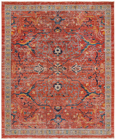 Brick Red 10' x 12' 4 Lola Rectangle Area Rug Polypropylene With Jute Backing Traditional Pattern Easy Clean Carpet for Home Interior Design for Sale at Rug Engine