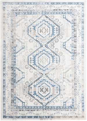 Gray Blue 10' x 14' 1 Charlotte Rectangle Area Rug 100% Polypropylene With Jute Backing Traditional Classical Durable Carpet for Living Dining Office Rooms for Sale at Rug Engine