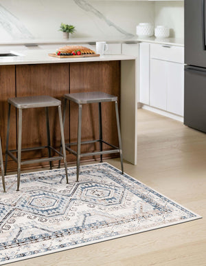 Gray Blue 10' x 14' 1 Charlotte Rectangle Area Rug 100% Polypropylene With Jute Backing Traditional Classical Durable Carpet for Living Dining Office Rooms for Sale at Rug Engine