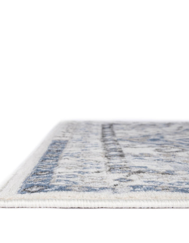 Gray Blue 5' 3 x 8' Charlotte Rectangle Area Rug 100% Polypropylene With Jute Backing Traditional Classical Durable Carpet for Living Dining Office Rooms for Sale at Rug Engine