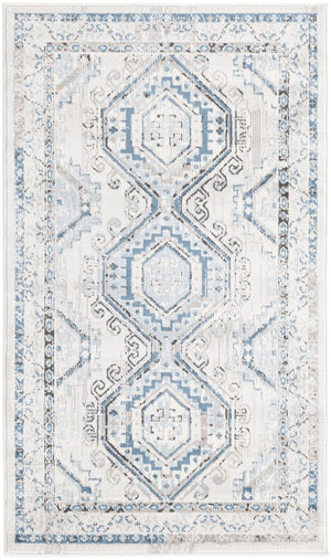 Gray Blue 3' 1 x 5' 3 Charlotte Rectangle Area Rug 100% Polypropylene With Jute Backing Traditional Classical Durable Carpet for Living Dining Office Rooms for Sale at Rug Engine