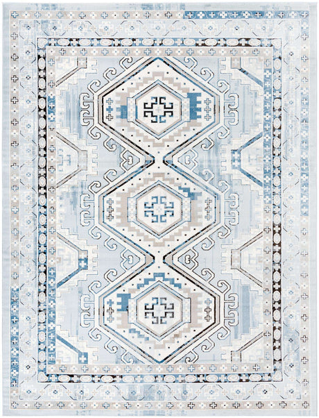 Aqua Blue 10' x 13' Charlotte Rectangle Area Rug 100% Polypropylene With Jute Backing Traditional Classical Durable Carpet for Living Dining Office Rooms for Sale at Rug Engine