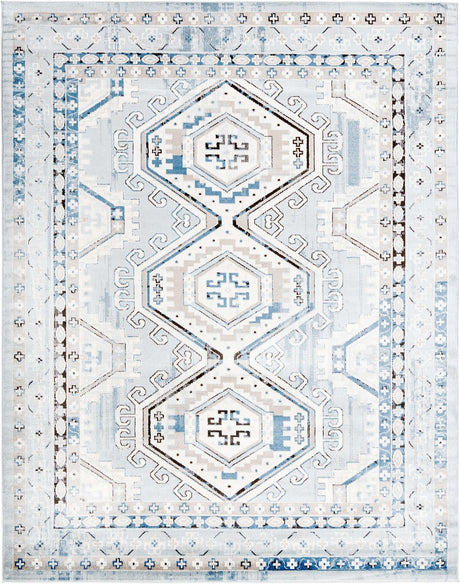 Aqua Blue 7' 10 x 10' Charlotte Rectangle Area Rug 100% Polypropylene With Jute Backing Traditional Classical Durable Carpet for Living Dining Office Rooms for Sale at Rug Engine