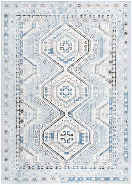 Aqua Blue 7' 1 x 10' Charlotte Rectangle Area Rug 100% Polypropylene With Jute Backing Traditional Classical Durable Carpet for Living Dining Office Rooms for Sale at Rug Engine