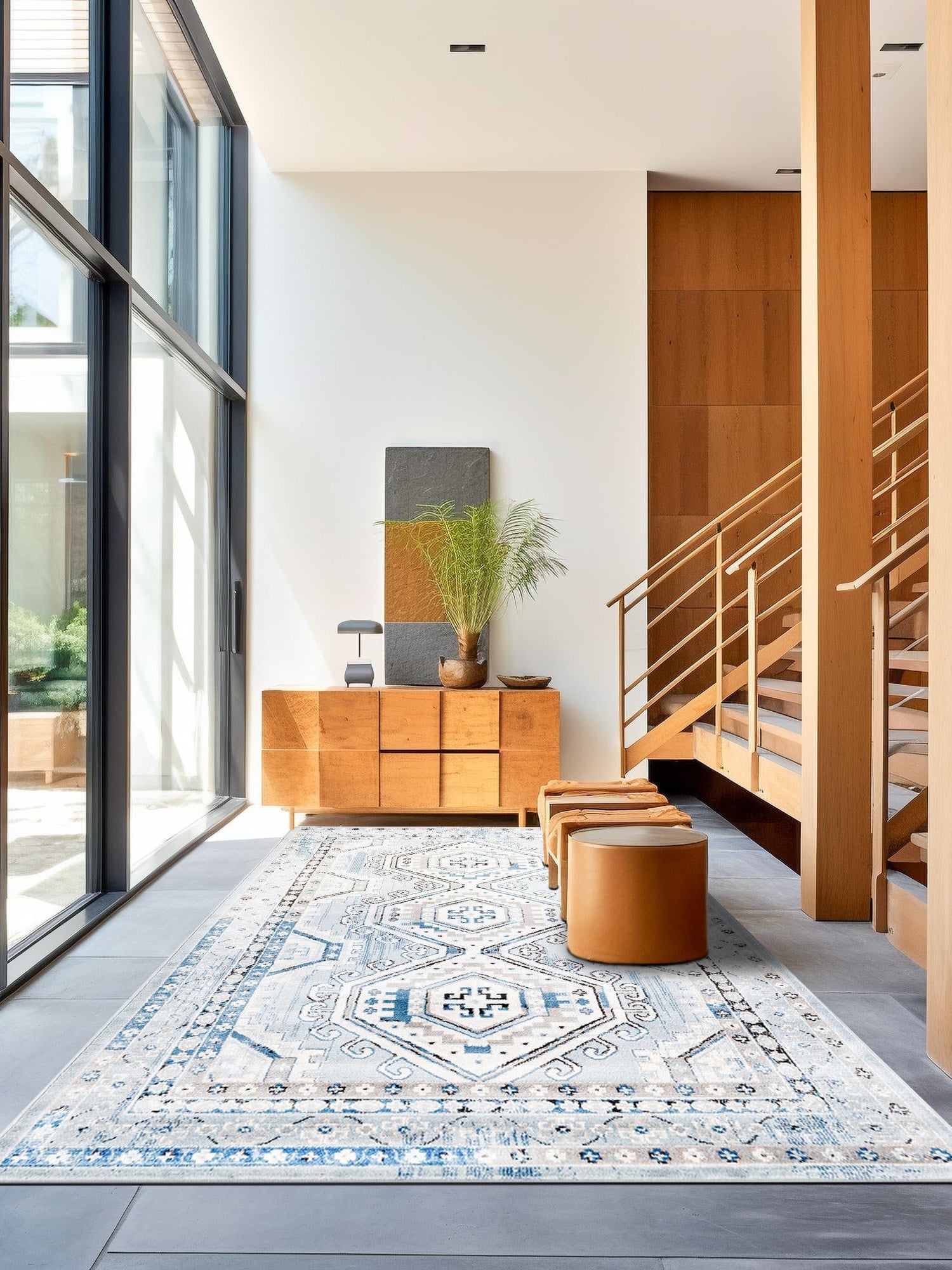 Aqua Blue 3' 1 x 5' 3 Charlotte Rectangle Area Rug 100% Polypropylene With Jute Backing Traditional Classical Durable Carpet for Living Dining Office Rooms for Sale at Rug Engine