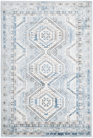 Aqua Blue 4' 1 x 6' 1 Charlotte Rectangle Area Rug 100% Polypropylene With Jute Backing Traditional Classical Durable Carpet for Living Dining Office Rooms for Sale at Rug Engine