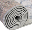 Aqua Blue 3' 1 x 16' 5 Charlotte Runner Area Rug 100% Polypropylene With Jute Backing Traditional Classical Durable Carpet for Living Dining Office Rooms for Sale at Rug Engine