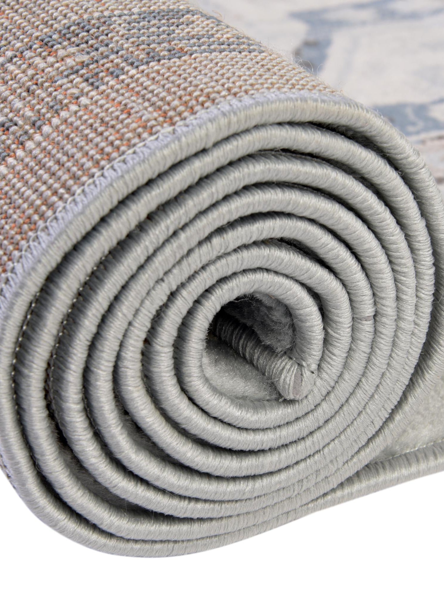 Aqua Blue 2' x 10' Charlotte Runner Area Rug 100% Polypropylene With Jute Backing Traditional Classical Durable Carpet for Living Dining Office Rooms for Sale at Rug Engine