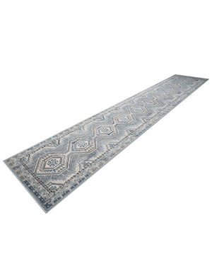 Aqua Blue 3' 1 x 16' 5 Charlotte Runner Area Rug 100% Polypropylene With Jute Backing Traditional Classical Durable Carpet for Living Dining Office Rooms for Sale at Rug Engine