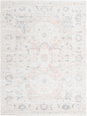 Ivory 9' x 12' Madeline Vintage Rectangle Area Rug 100% Polypropylene Distressed Traditional Carpet for Classic Interior Home Design for Sale at Rug Engine