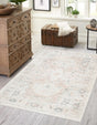Ivory 10' x 13' Madeline Vintage Rectangle Area Rug 100% Polypropylene Distressed Traditional Carpet for Classic Interior Home Design for Sale at Rug Engine