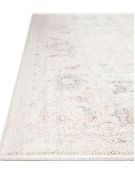 Ivory 9' x 12' Madeline Vintage Rectangle Area Rug 100% Polypropylene Distressed Traditional Carpet for Classic Interior Home Design for Sale at Rug Engine