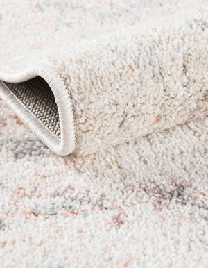 Ivory 3' 3 x 3' 3 Madeline Vintage Square Area Rug 100% Polypropylene Distressed Traditional Carpet for Classic Interior Home Design for Sale at Rug Engine