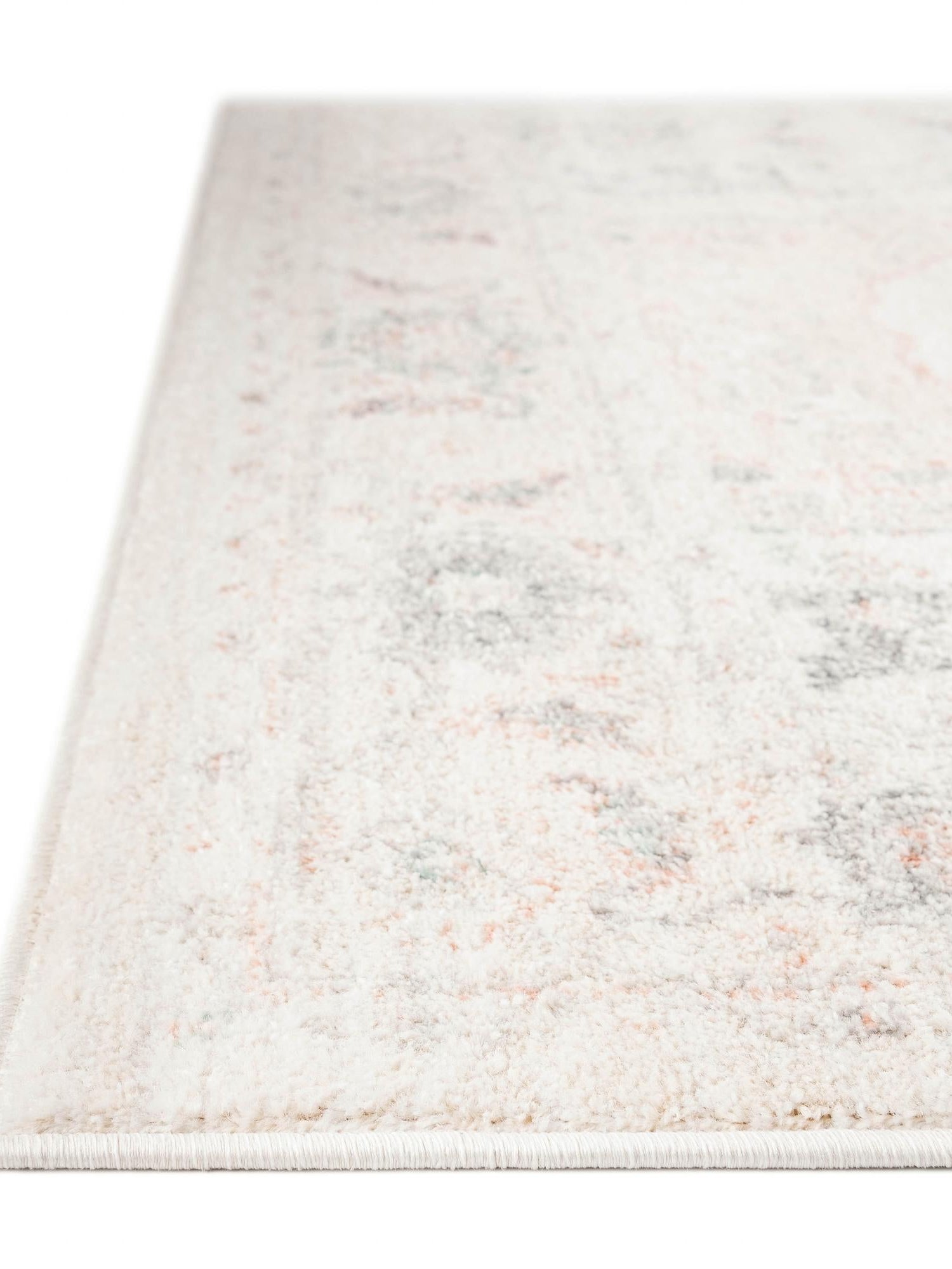 Ivory 3' 3 x 3' 3 Madeline Vintage Square Area Rug 100% Polypropylene Distressed Traditional Carpet for Classic Interior Home Design for Sale at Rug Engine