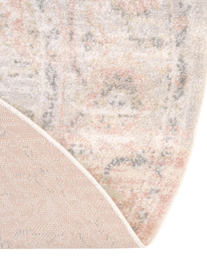 Rose Pink 7' 10 x 10' Madeline Vintage Oval Area Rug 100% Polypropylene Distressed Traditional Carpet for Classic Interior Home Design for Sale at Rug Engine