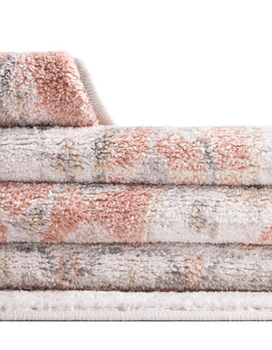Rose Pink 7' 10 x 10' Madeline Vintage Oval Area Rug 100% Polypropylene Distressed Traditional Carpet for Classic Interior Home Design for Sale at Rug Engine