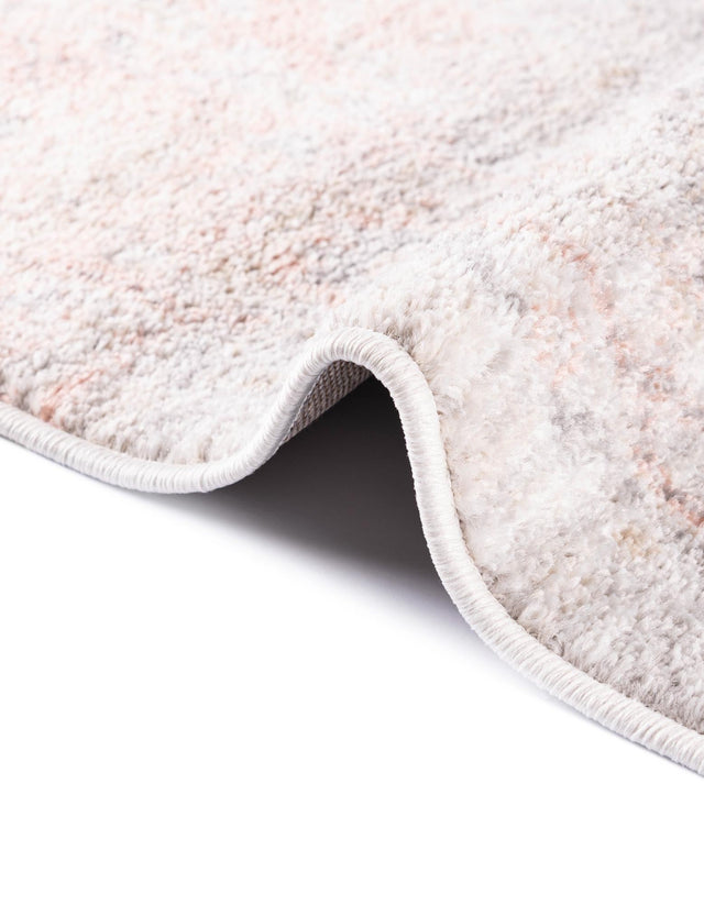 Rose Pink 7' 10 x 7' 10 Madeline Vintage Octagon Area Rug 100% Polypropylene Distressed Traditional Carpet for Classic Interior Home Design for Sale at Rug Engine