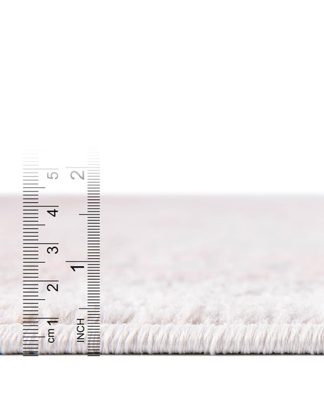 Rose Pink 2' x 4' 1 Madeline Vintage Runner Area Rug 100% Polypropylene Distressed Traditional Carpet for Classic Interior Home Design for Sale at Rug Engine