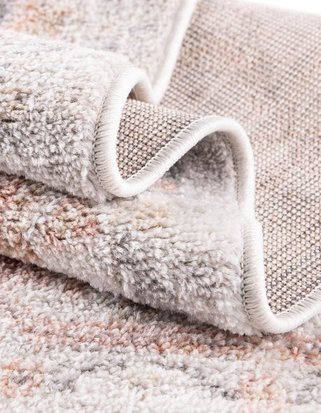 Rose Pink 2' x 9' 10 Madeline Vintage Runner Area Rug 100% Polypropylene Distressed Traditional Carpet for Classic Interior Home Design for Sale at Rug Engine