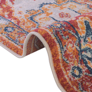 Rust Red 10' x 13' Madeline Vintage Rectangle Area Rug 100% Polypropylene Distressed Traditional Carpet for Classic Interior Home Design for Sale at Rug Engine