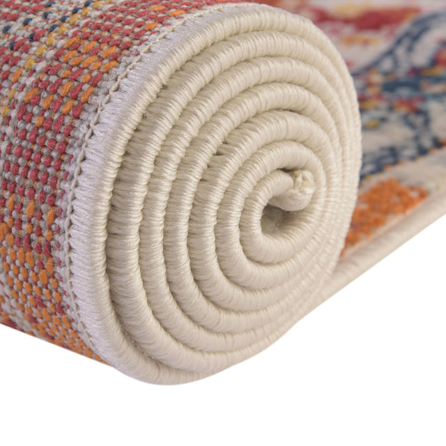 Rust Red 2' x 3' Madeline Vintage Rectangle Area Rug 100% Polypropylene Distressed Traditional Carpet for Classic Interior Home Design for Sale at Rug Engine