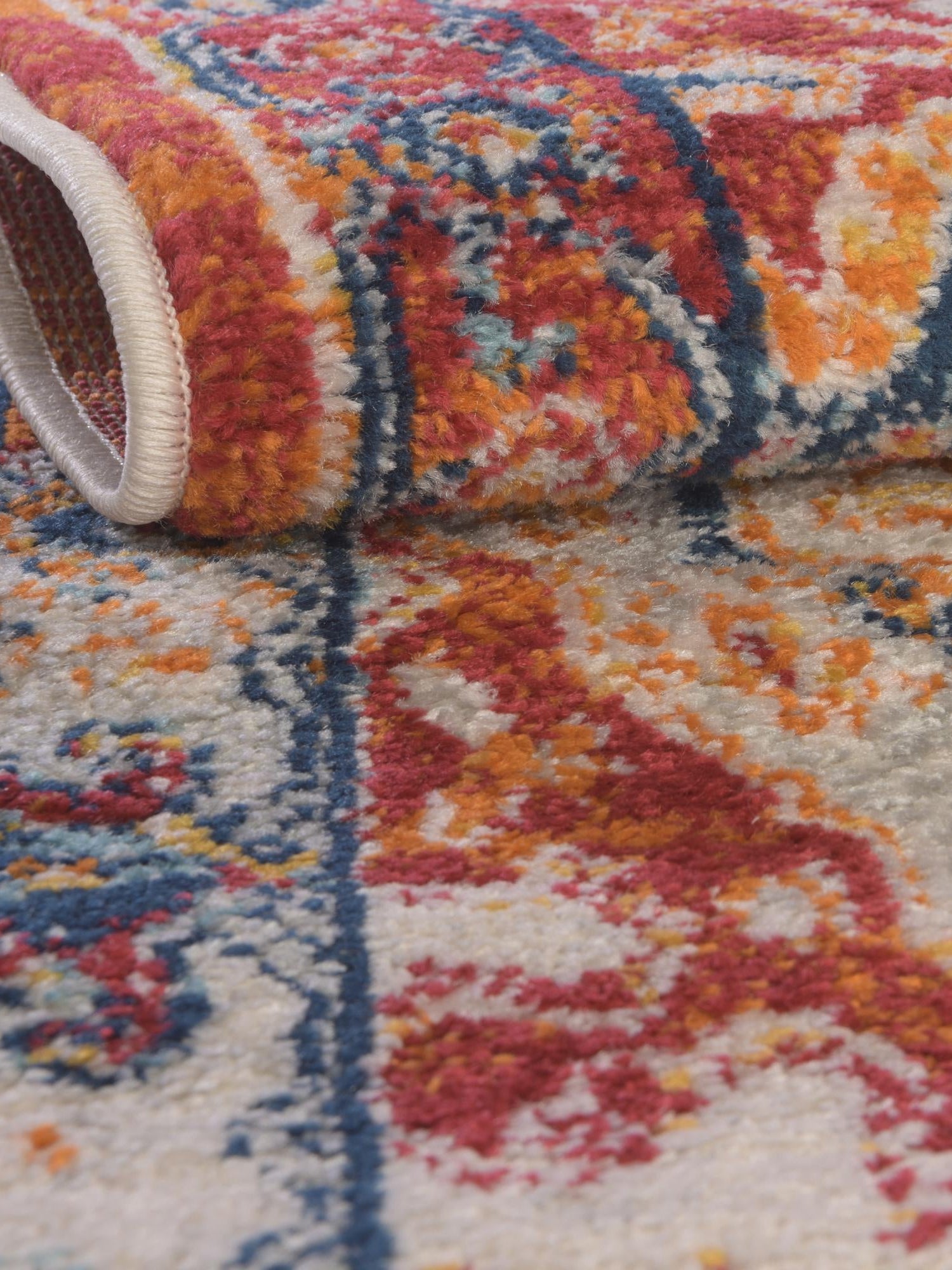 Rust Red 5' 3 x 8' Madeline Vintage Oval Area Rug 100% Polypropylene Distressed Traditional Carpet for Classic Interior Home Design for Sale at Rug Engine
