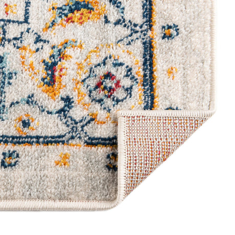 Teal 10' x 14' Madeline Vintage Rectangle Area Rug 100% Polypropylene Distressed Traditional Carpet for Classic Interior Home Design for Sale at Rug Engine