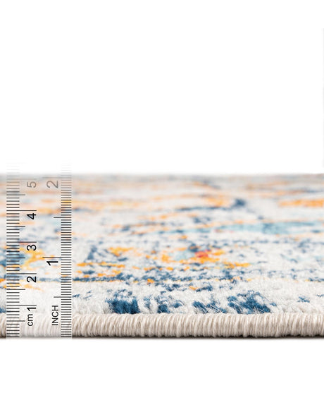 Teal 5' 3 x 8' Madeline Vintage Oval Area Rug 100% Polypropylene Distressed Traditional Carpet for Classic Interior Home Design for Sale at Rug Engine