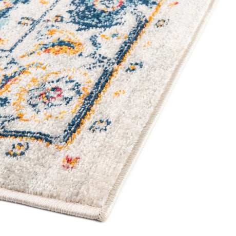 Teal 2' x 6' Madeline Vintage Runner Area Rug 100% Polypropylene Distressed Traditional Carpet for Classic Interior Home Design for Sale at Rug Engine