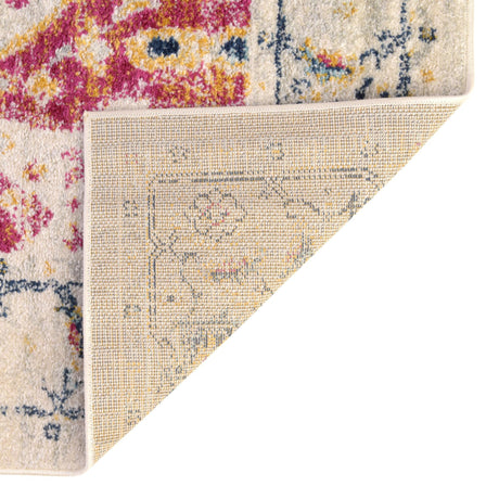 Pink Gray 7' x 10' Madeline Vintage Rectangle Area Rug 100% Polypropylene Distressed Traditional Carpet for Classic Interior Home Design for Sale at Rug Engine
