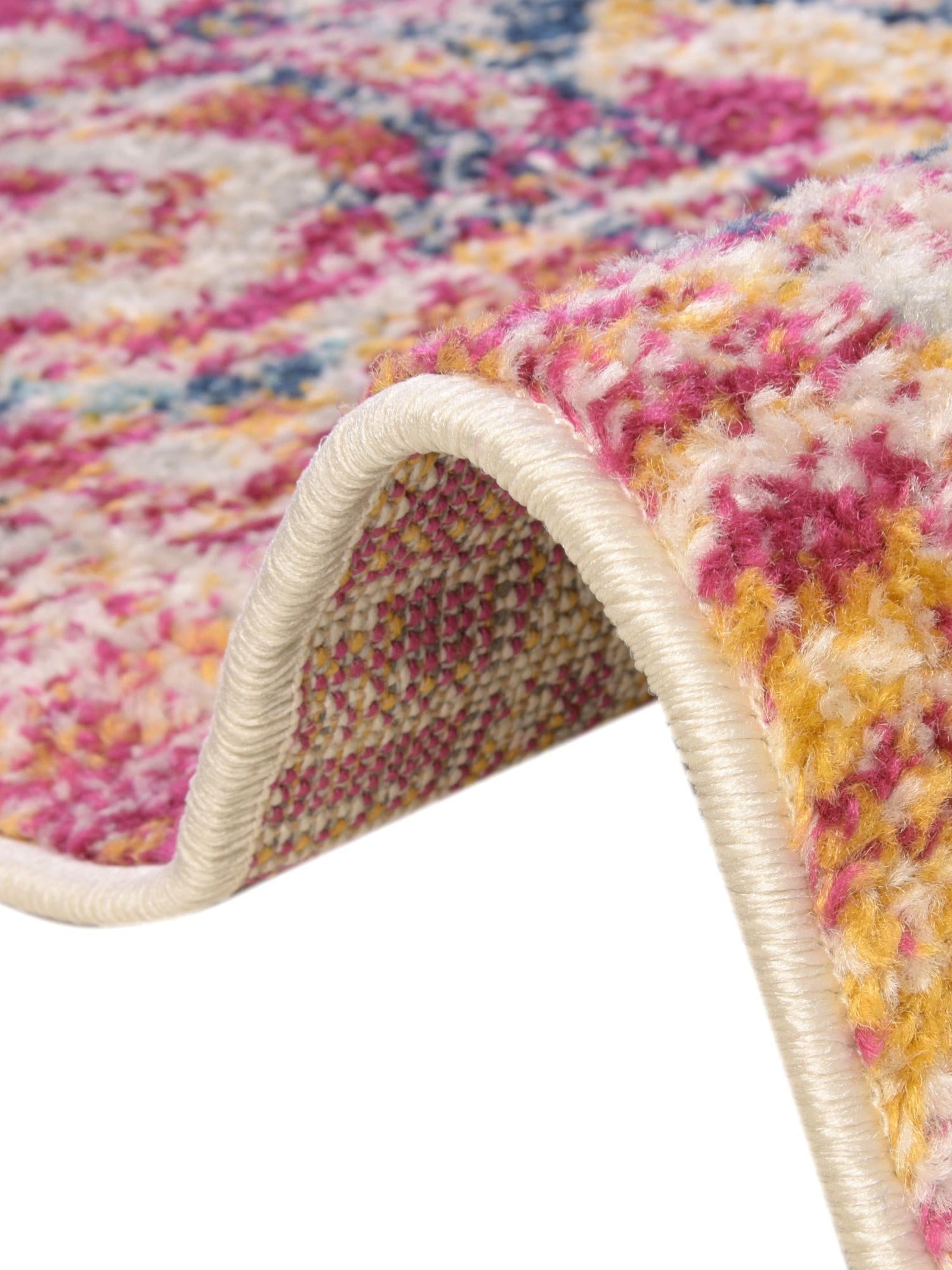 Pink Gray 7' 10 x 10' Madeline Vintage Rectangle Area Rug 100% Polypropylene Distressed Traditional Carpet for Classic Interior Home Design for Sale at Rug Engine