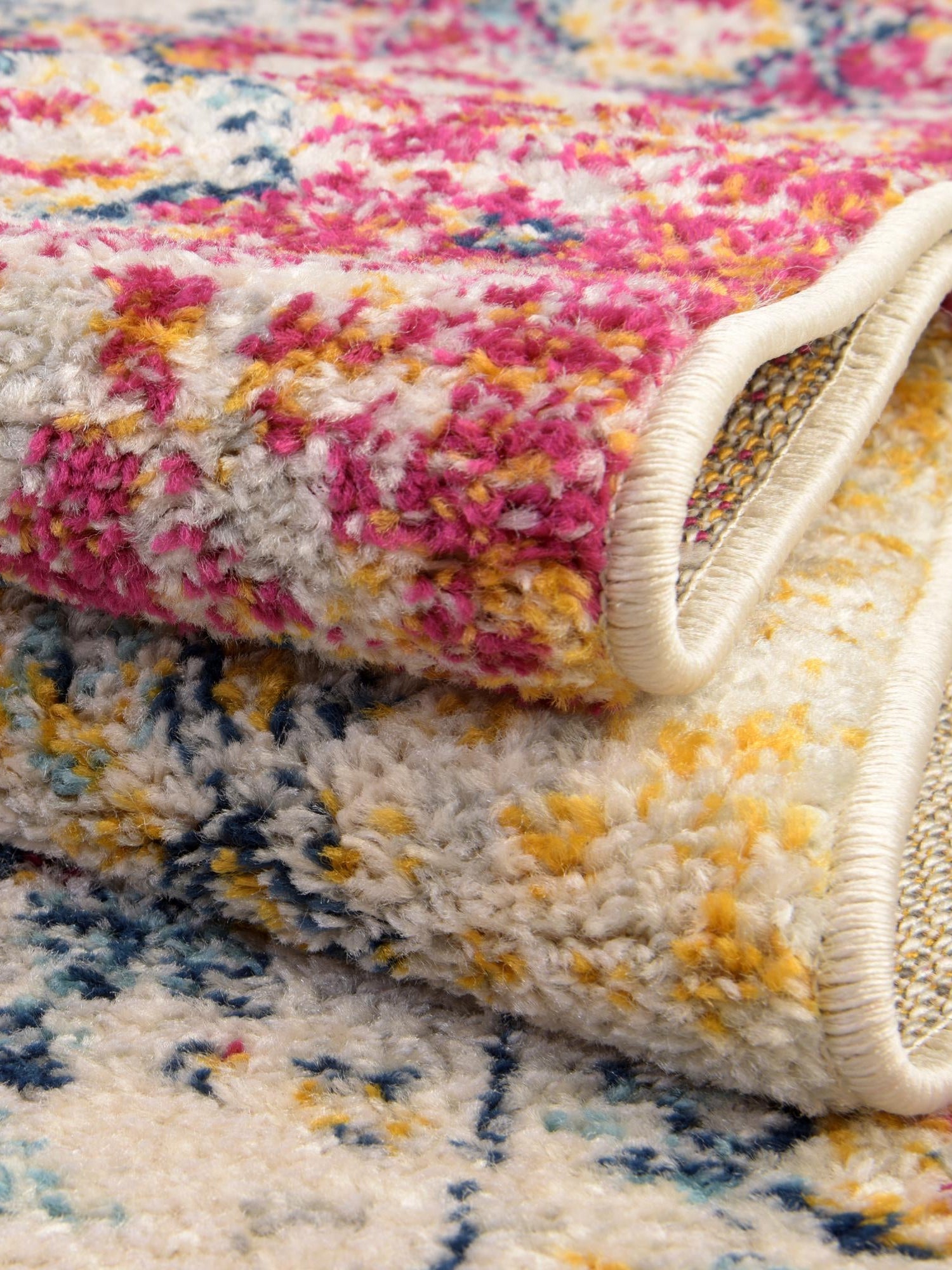 Pink Gray 10' x 14' Madeline Vintage Rectangle Area Rug 100% Polypropylene Distressed Traditional Carpet for Classic Interior Home Design for Sale at Rug Engine