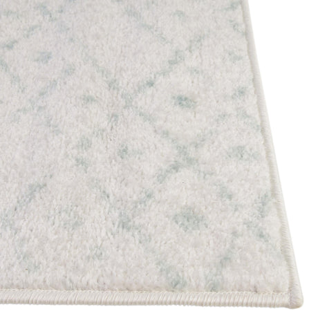 Ivory Aqua 7' 10 x 7' 10 Paxon Trellis Octagon Area Rug Geometric Durable Stain Resistant Easy Clean Carpet for Modern Interior Home Decor for Sale at Rug Engine