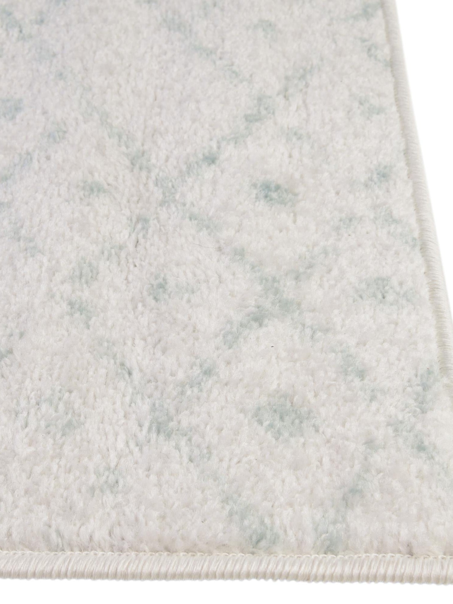 Ivory Aqua 5' 3 x 5' 3 Paxon Trellis Octagon Area Rug Geometric Durable Stain Resistant Easy Clean Carpet for Modern Interior Home Decor for Sale at Rug Engine